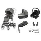 BabyStyle Oyster 3 Essential 5 Piece Cabriofix i-Size Bundle - Mirror/Mercury