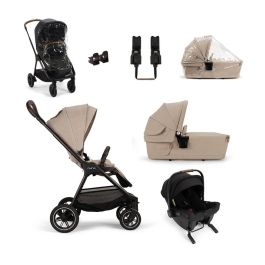 Nuna Triv Next + Pipa Urbn Travel Bundle - Biscotti