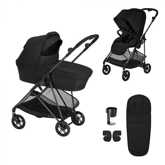 pink baby car seat and stroller