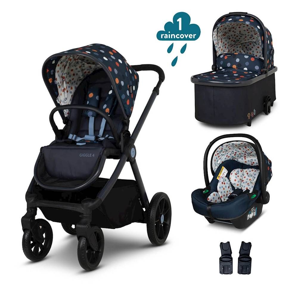 Cosatto Giggle 4 Pushchair with Car Seat Bundle Spot On