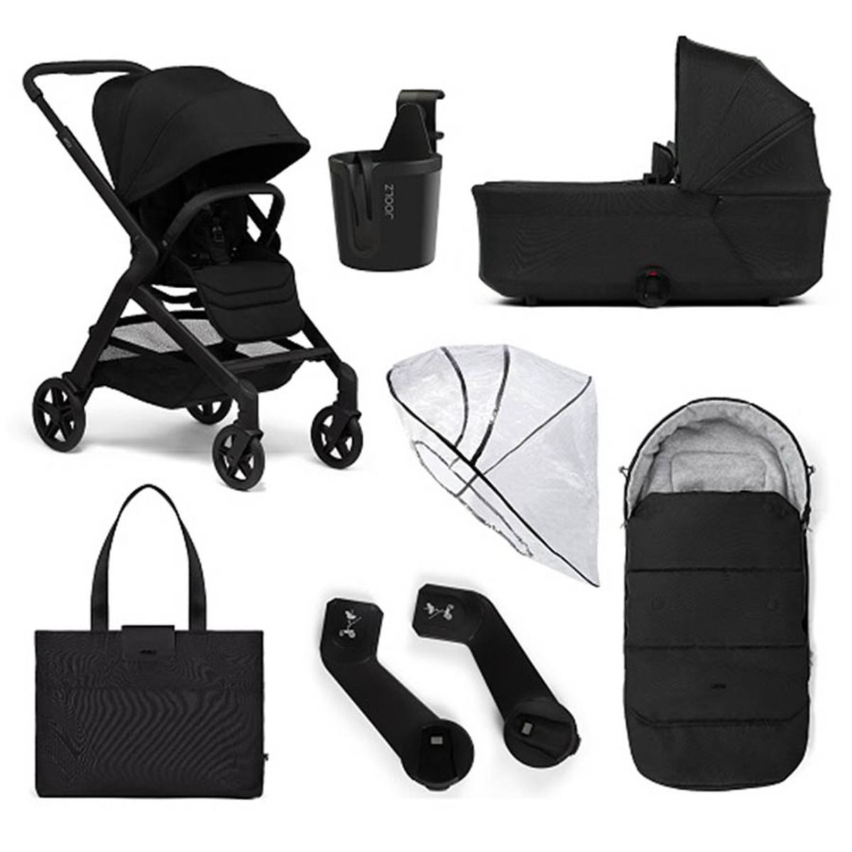 Joolz Hub2 Stroller Accessories 6pcs Bundle Space Black