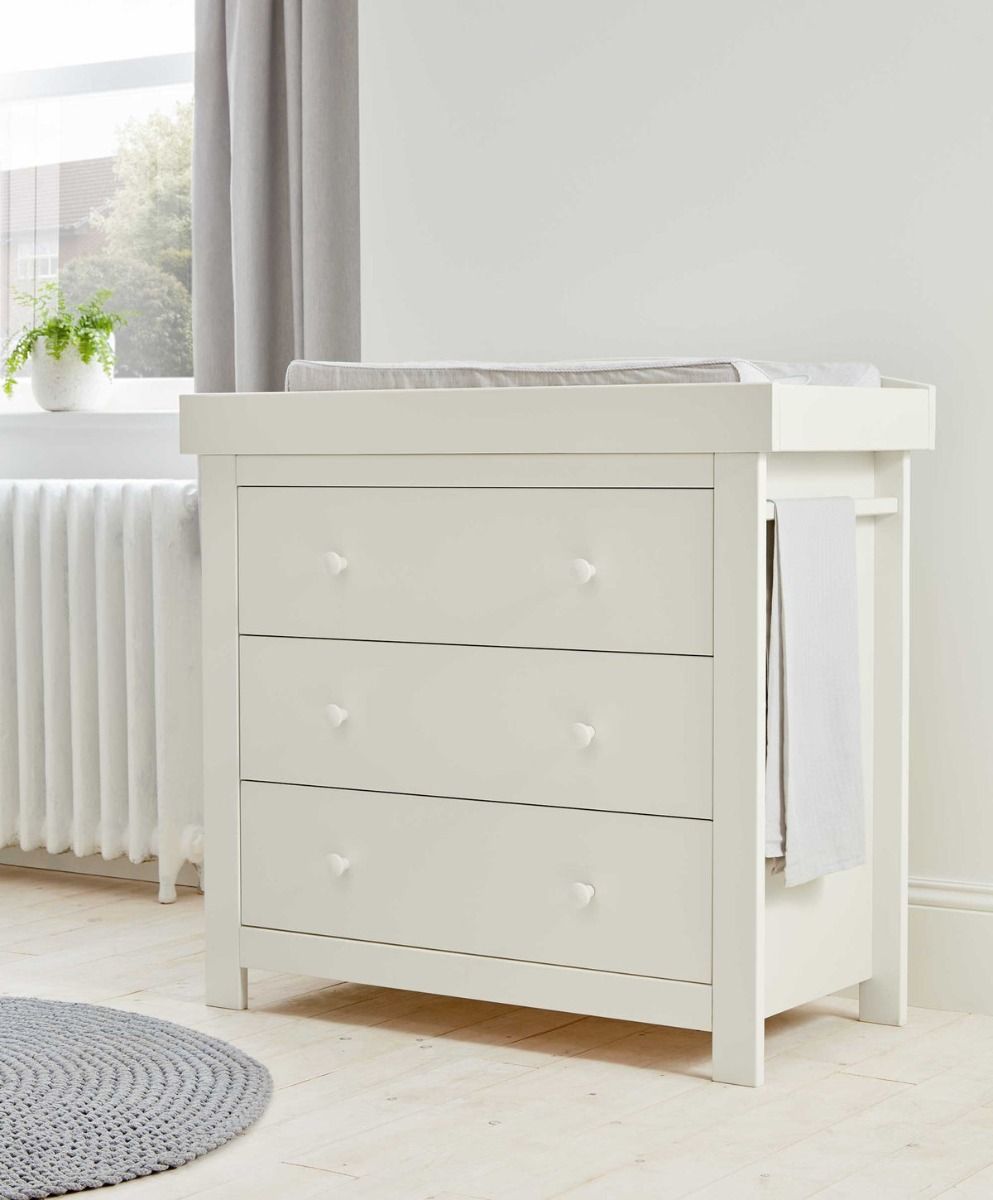 Mamas Papas Mia Sleigh Dresser White