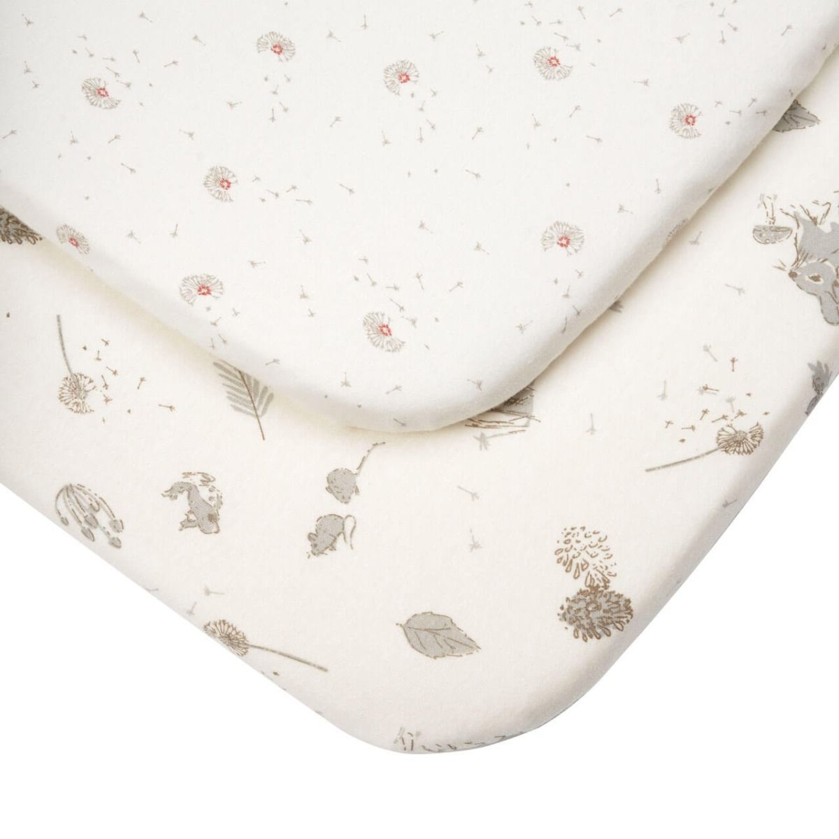 Tutti Bambini Bedside Crib Fitted Sheets 2pk Mattresse Cocoon