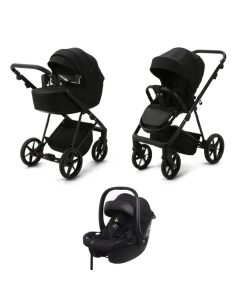 Mee-go Milano EVO 3 in 1 Travel System - Abstract Black