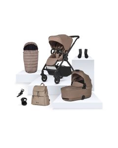 Silver Cross Dune 2 Pushchair Accessory Bundle - Mocha