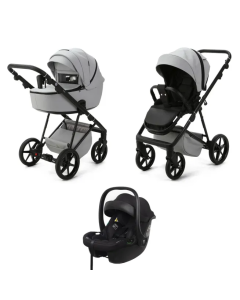 Mee-go Milano EVO 3 in 1 Travel System- Stone Grey