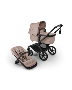 Bugaboo Fox 5 Renew Complete Pushchair - Black/Desert Taupe Melange