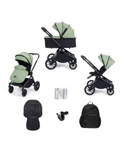 Ickle Bubba Altima 9 Piece Pram Pushchair - Sage Green