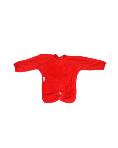 Silly Billyz Towel Long Sleeve Highchair Hugger Bib - Red