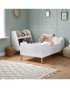 Obaby Maya Single Bed - White with Natural