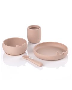 Jane Silicone Dinner Set - Pale