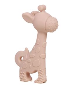 Jane Giraffe silicone teether - Pale