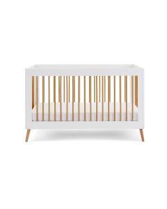 Obaby Maya Cot Bed - White with Natural