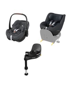 Maxi Cosi Kit 360pro2 Car Seat Family - Twillic Graphite