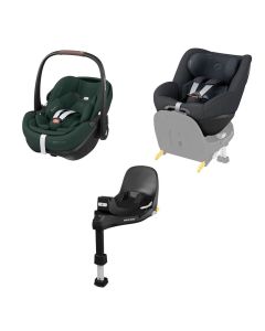 Maxi Cosi Kit 360pro2 Car Seat Family - Twillic Green