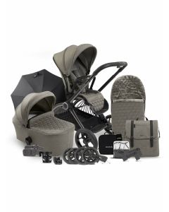 iCandy Core Pushchair and Carrycot Complete Bundle - Light Moss