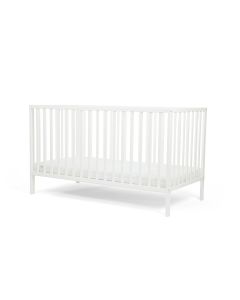 Ickle Bubba Hartley Classic Cot and All Seasons Premium Pocket Sprung Mattress - White