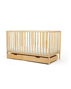 Ickle Bubba Hartley Classic Cot, Under Drawer and All Seasons Premium Pocket Sprung Mattress - Pine