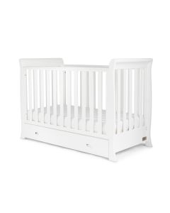 Ickle Bubba Snowdon 4 in 1 Mini Cot Bed and All Seasons Premium Pocket Sprung Mattress - White