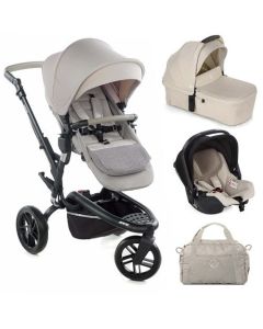 Jane Trider + Sweet 3-in-1 Pushchair with Koos iSize R1 Car Seat - Sand