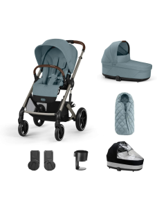 Cybex Balios S Lux Pushchair 8 Piece Bundle - Stormy Blue