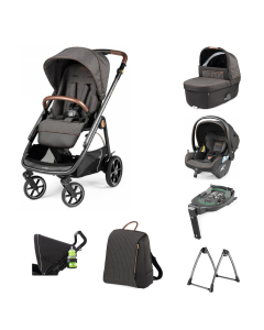 Peg Perego Veloce Stroller 10 Piece Travel System Bundle - 500