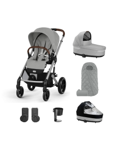 Cybex Balios S Lux Pushchair 8 Piece Bundle - Stone Grey