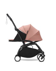 Stokke YOYO3 Black Chassis 0+ Newborn Pack Stroller - Ginger