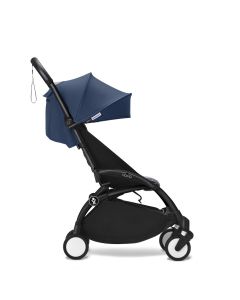 Stokke YOYO3 Black Chassis 6+ Color Pack Stroller - Air France Blue