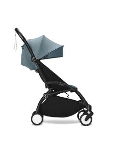 Stokke YOYO3 Black Chassis 6+ Color Pack Stroller - Aqua