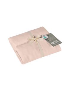 Gaia Baby Maia Muslin Fitted Sheets Cot Bed 60x120cm (2pc) - Blush