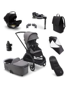 Bugaboo Dragonfly Ultimate Bundle - Graphite/Grey Melange