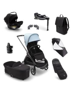 Bugaboo Dragonfly Ultimate Bundle - Graphite/Midnight Black/Skyline Blue