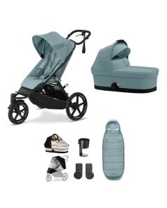 Cybex AVI Spin 3 Wheeler Pushchair 8 Piece Bundle - Stormy Blue