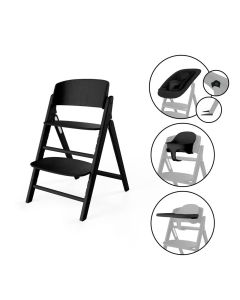 Cybex Click & Fold 4in1 Highchair Set - Stunning Black