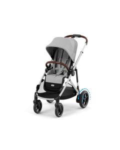 Cybex e-Gazelle S Pushchair (Silver Frame) - Stone Grey