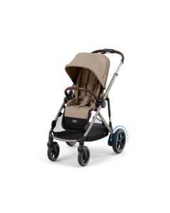 Cybex e-Gazelle S Pushchair (Taupe Frame) - Almond Beige