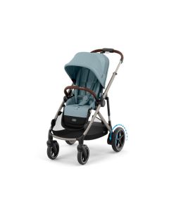 Cybex e-Gazelle S Pushchair (Taupe Frame) - Stormy Blue