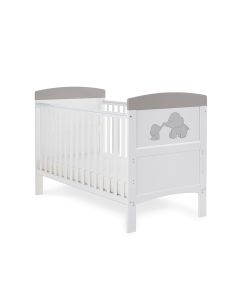 Obaby Grace Inspire Cot Bed - Elephants Grey