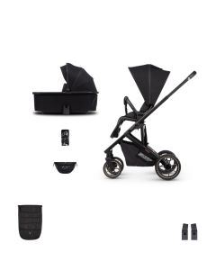 Venicci Empire 2-in-1 Pushchair (7 Piece Bundle) - Ultra Black