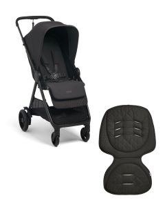 Mamas & Papas Libro Stroller Bundle with Quilted Memory Foam Liner (2 Piece) - Liquorice/Graphite