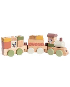 Tiny Love Wooden Stacking Train - Boho Chic