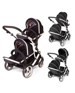 Kids Kargo Duellette Hybrid Travel System - Black