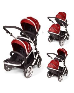 Kids Kargo Duellette Hybrid Travel System - Red