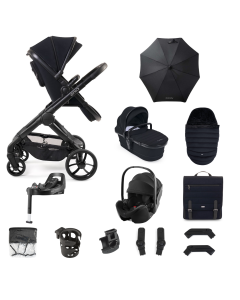 iCandy Peach 7 Pushchair Bundle with Britax Baby Safe Pro Car Seat and Base - Black