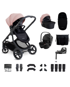 iCandy Orange 4 Pushchair Bundle with Britax Baby Safe Pro Car Seat and Base - Rose/Black