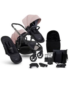 iCandy Orange 4 Double Pushchair Bundle - Rose/Black