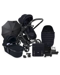 iCandy Peach 7 Pushchair & Accessories Bundle - Black Edition