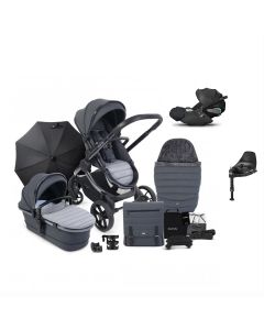 iCandy Peach 7 Summer Bundle Truffle and Cybex Cloud Z2 Car Seat and Base