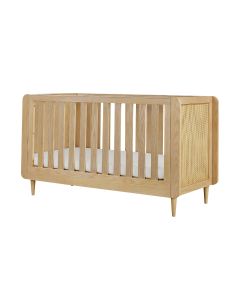 Tutti Bambini Japandi Mini Cot Bed - Light Oak